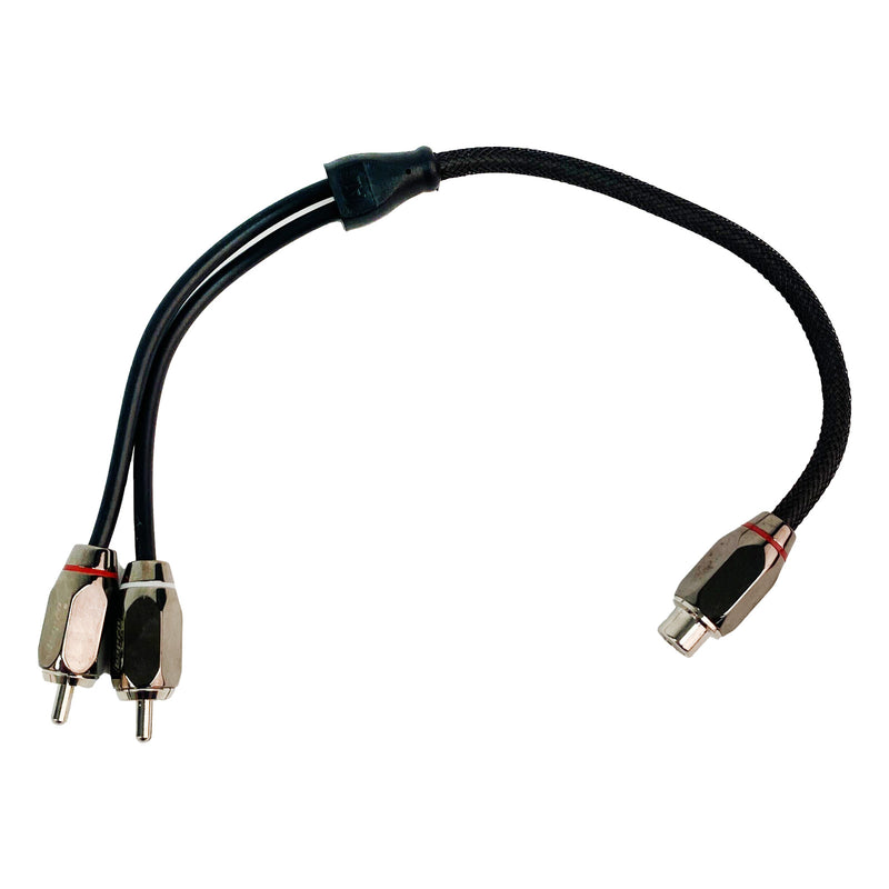 ALY-FMM | 1 ft RCA Adapter Cable - 1 Female to 2 Male