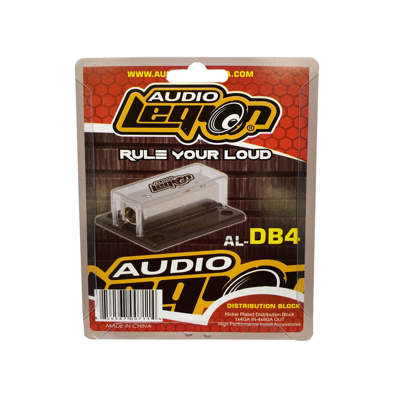Audio Legion AL-DB4 | 4 Gauge to x4 8 Gauge Distribution Block