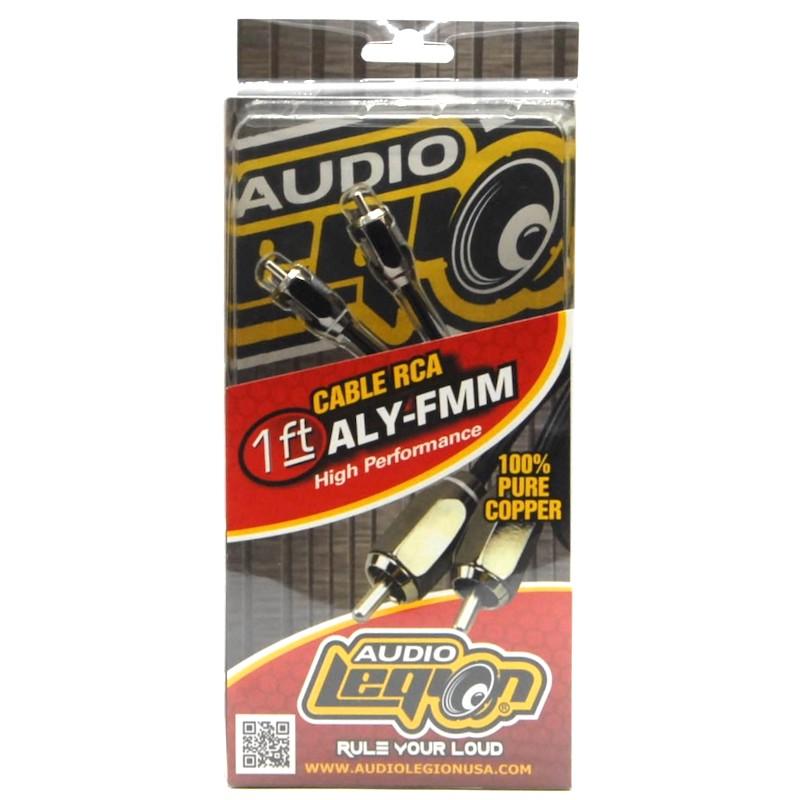 ALY-FMM | 1 ft RCA Adapter Cable - 1 Female to 2 Male