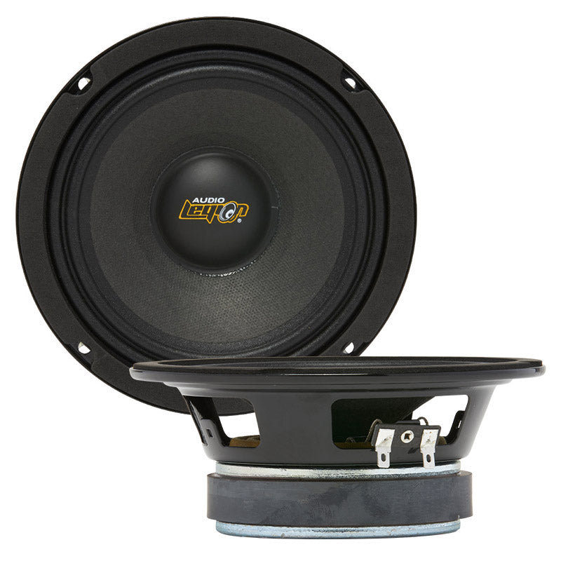 ME6 - top and profile of 6.5" 200 watt midrange speaker 