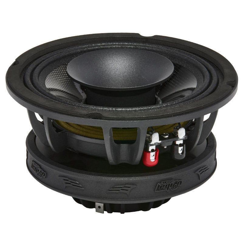 MR6F - top and profile of 6.5" 400 watt marine pro driver coaxial speaker